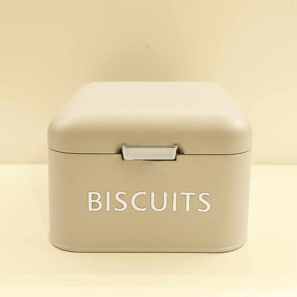 Sarkap Home Biscuits Galvaniz Metal Saklama Kutusu