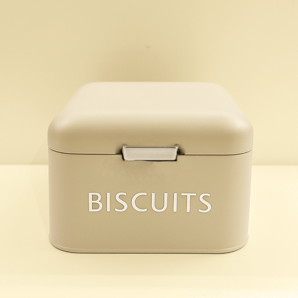 Sarkap Home Biscuits Galvaniz Metal Saklama Kutusu
