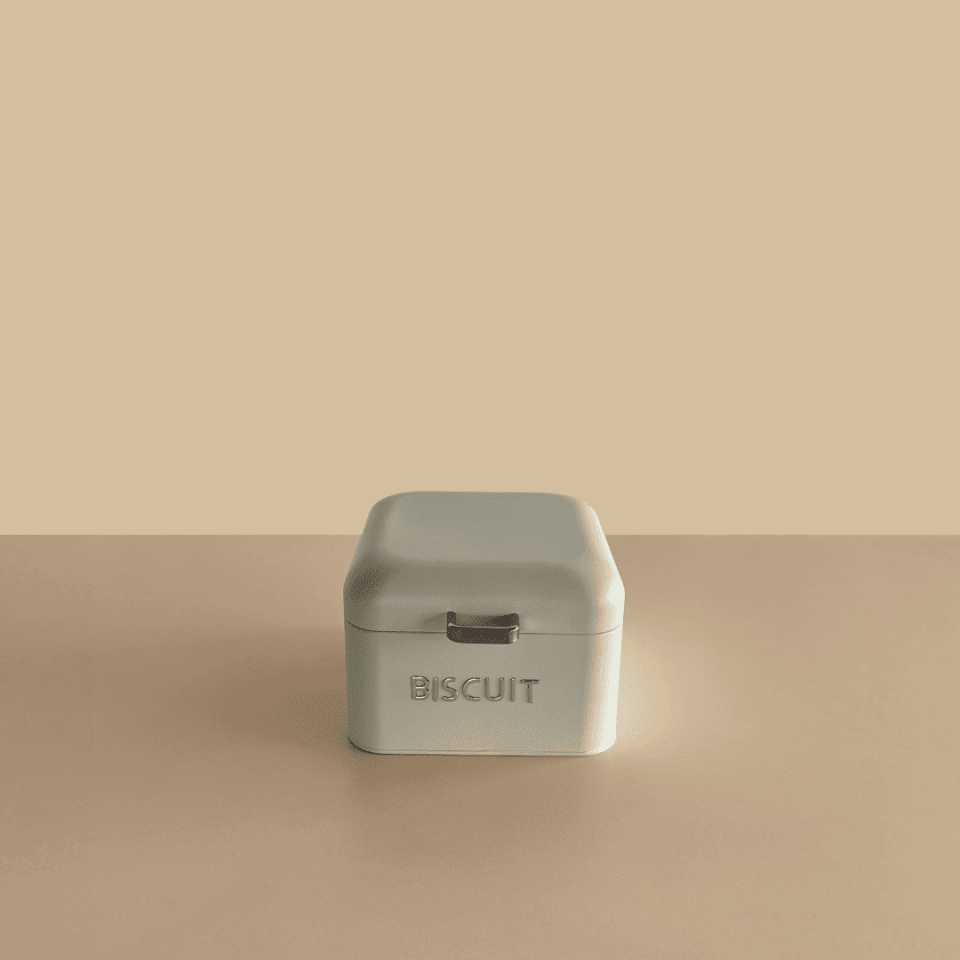 Sarkap Home Biscuits Galvaniz Metal Saklama Kutusu