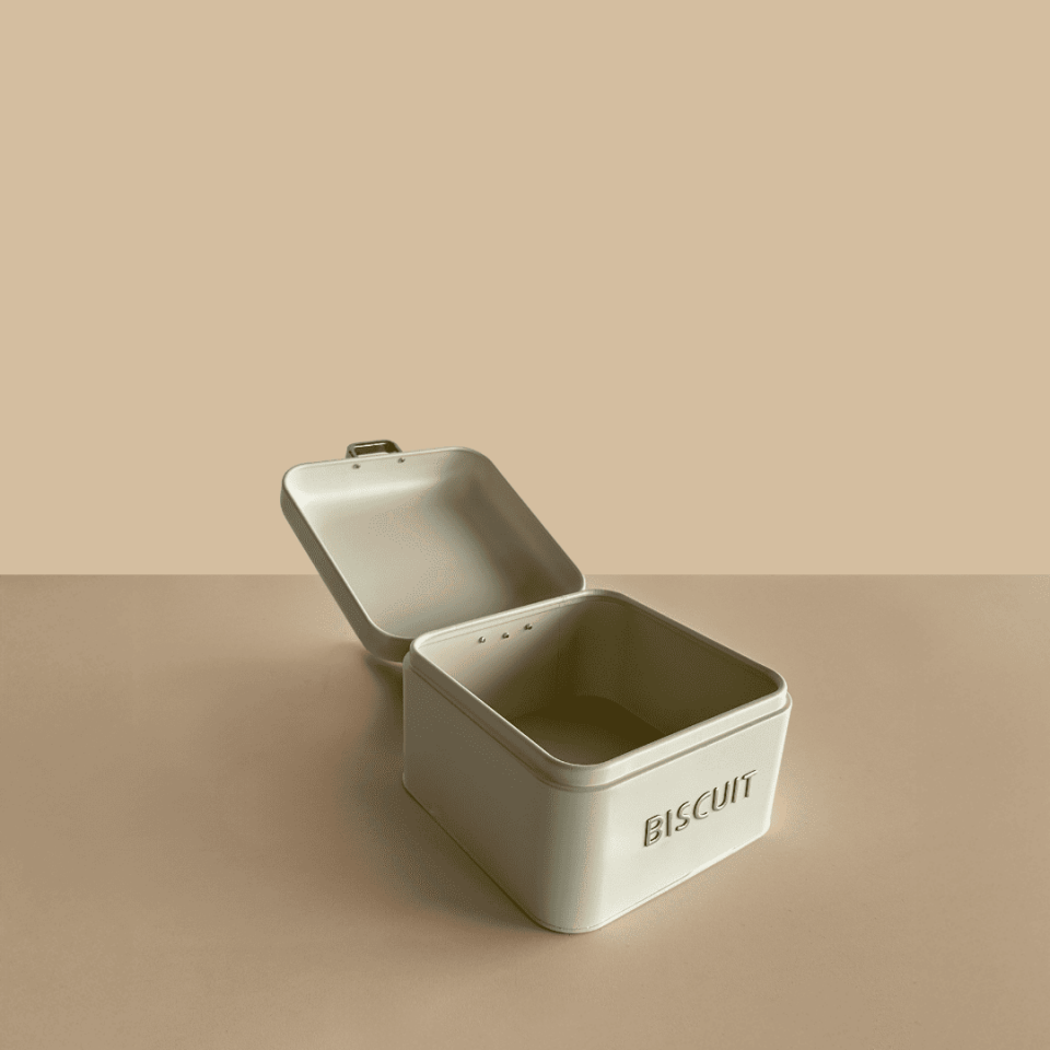 Sarkap Home Biscuits Galvaniz Metal Saklama Kutusu