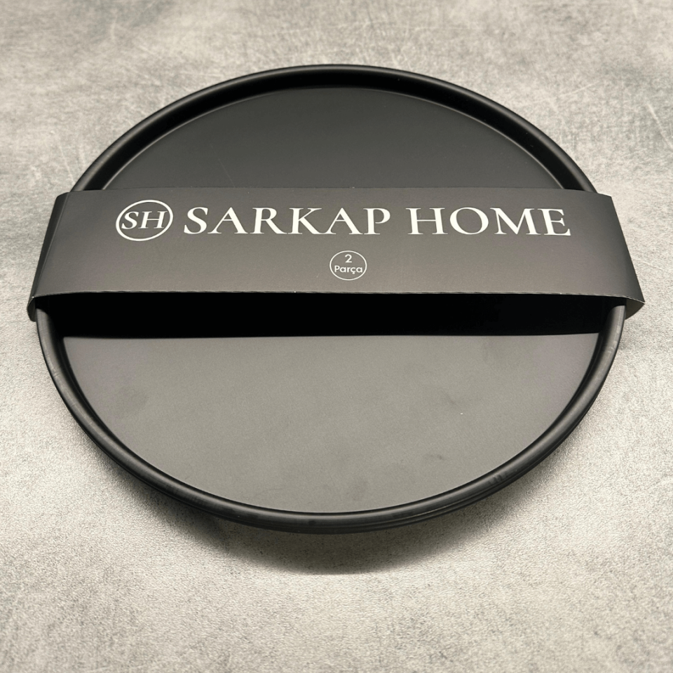 Sarkap Home 2'li Yuvarlak Sunumluk Tepsi