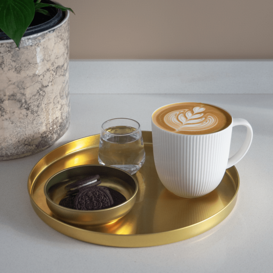 Sarkap Home 6'lı Derin Sunumluk Tepsi Seti - Gold Gold