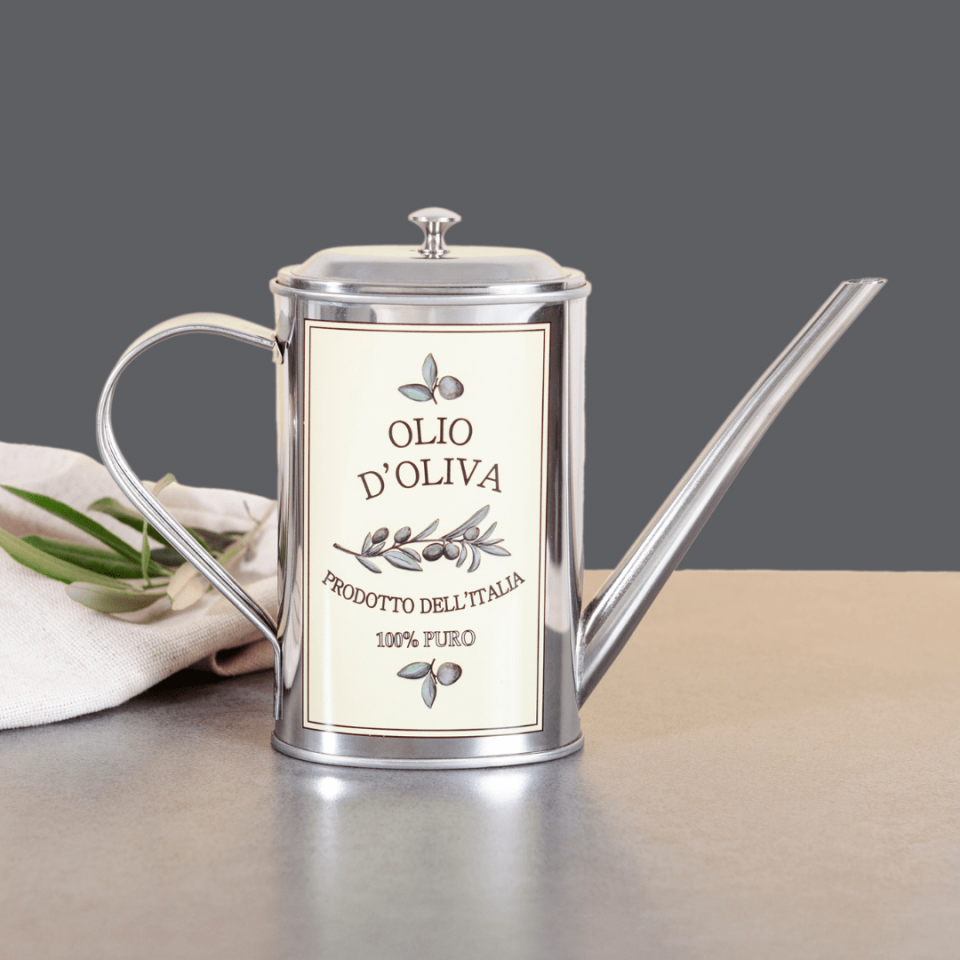Sarkap Home 500 ml Paslanmaz Çelik Yağdanlık KoyuYeşil
