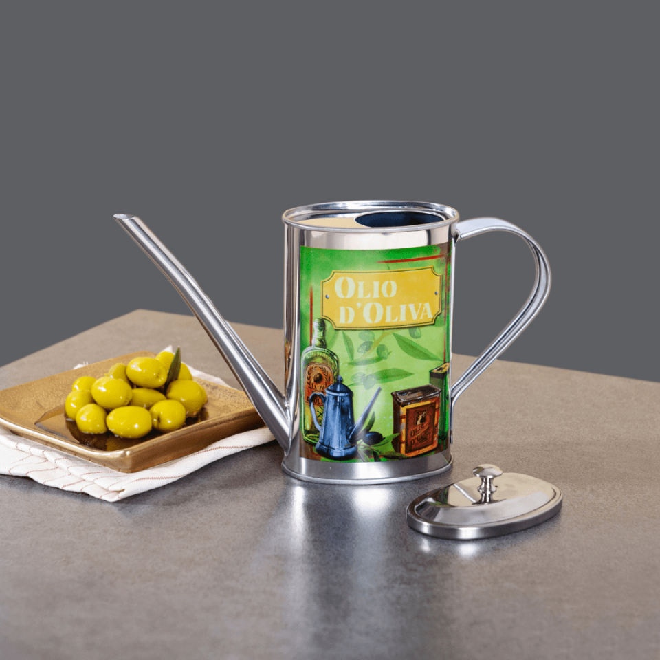 Sarkap Home 500 ml Paslanmaz Çelik Yağdanlık Yeşil