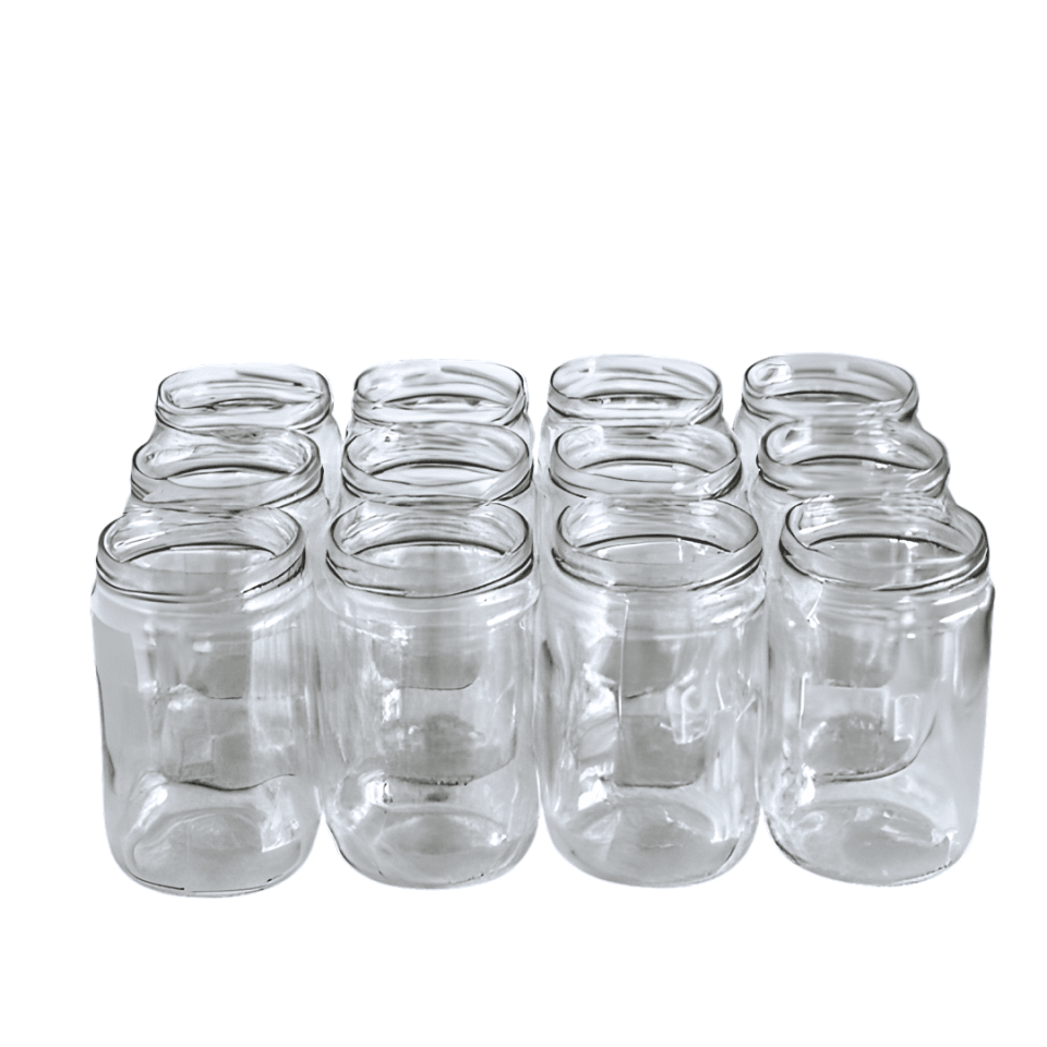 Sarkap Home 12'li 425 ml Kapaksız Cam Kavanoz