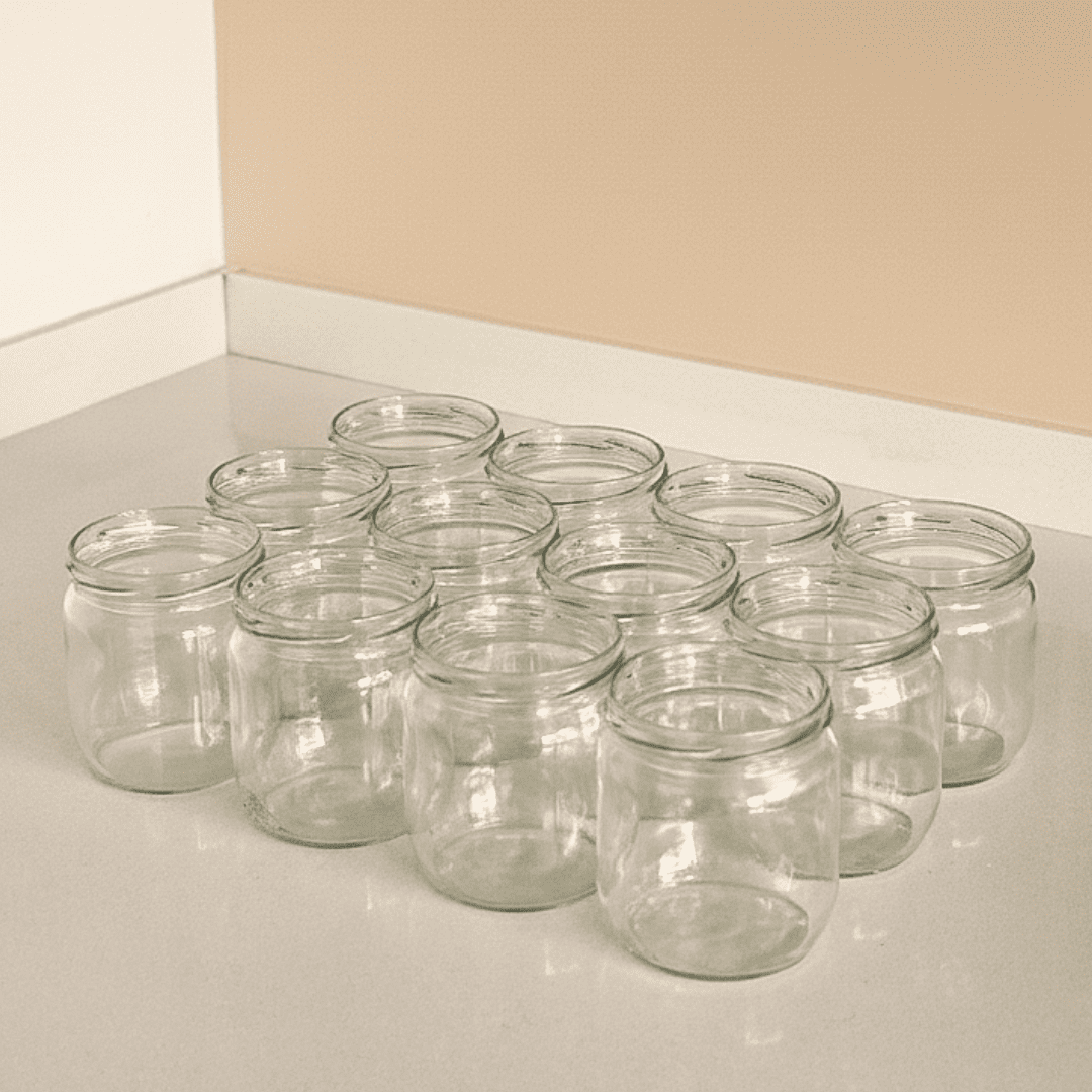 Sarkap Home 12'li 660 ml Kapaksız Cam Kavanoz