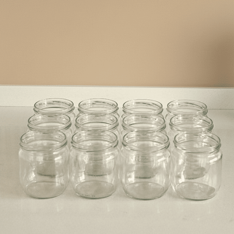 Sarkap Home 12'li 660 ml Kapaksız Cam Kavanoz