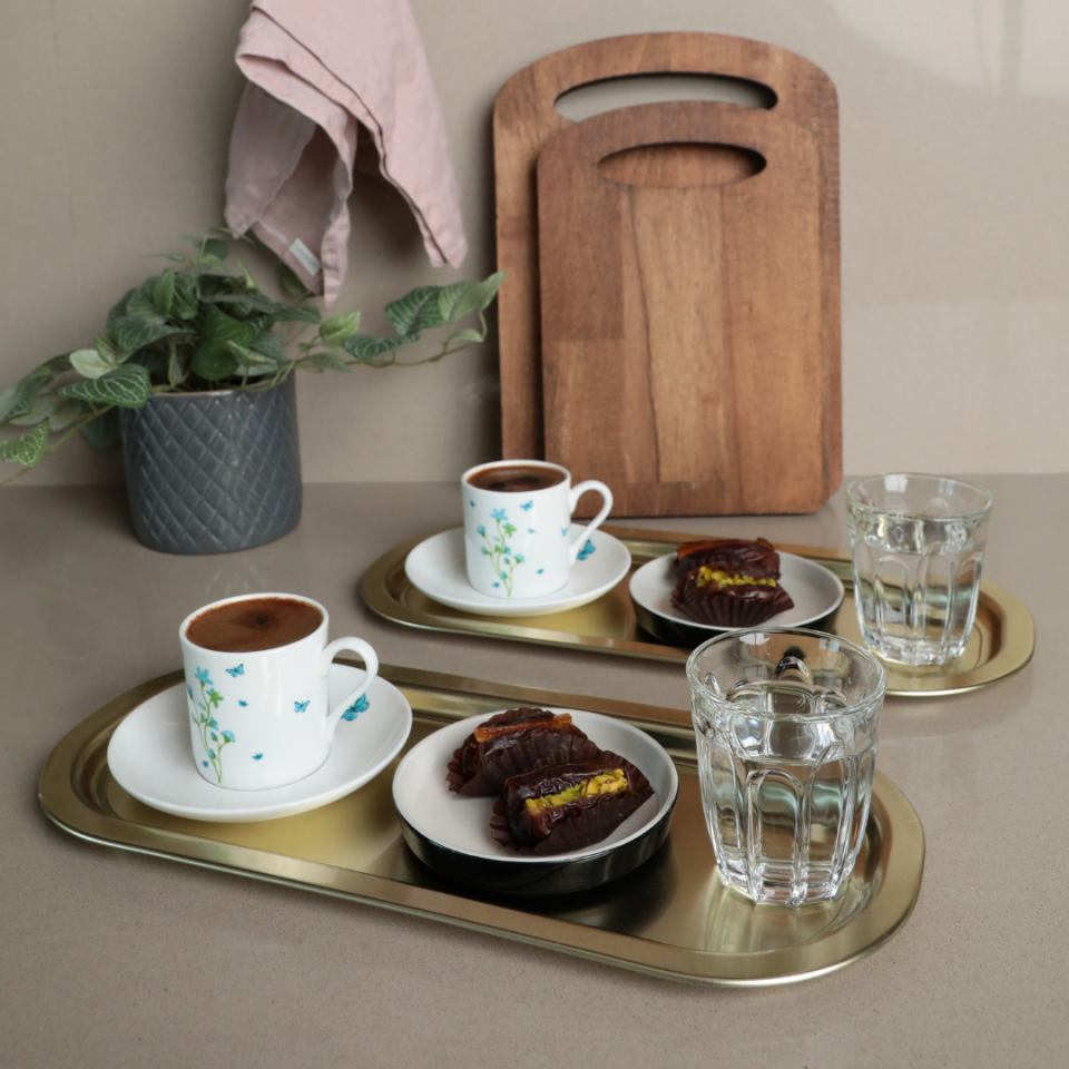 Sarkap Home 2'li Oval Sunumluk Tepsi