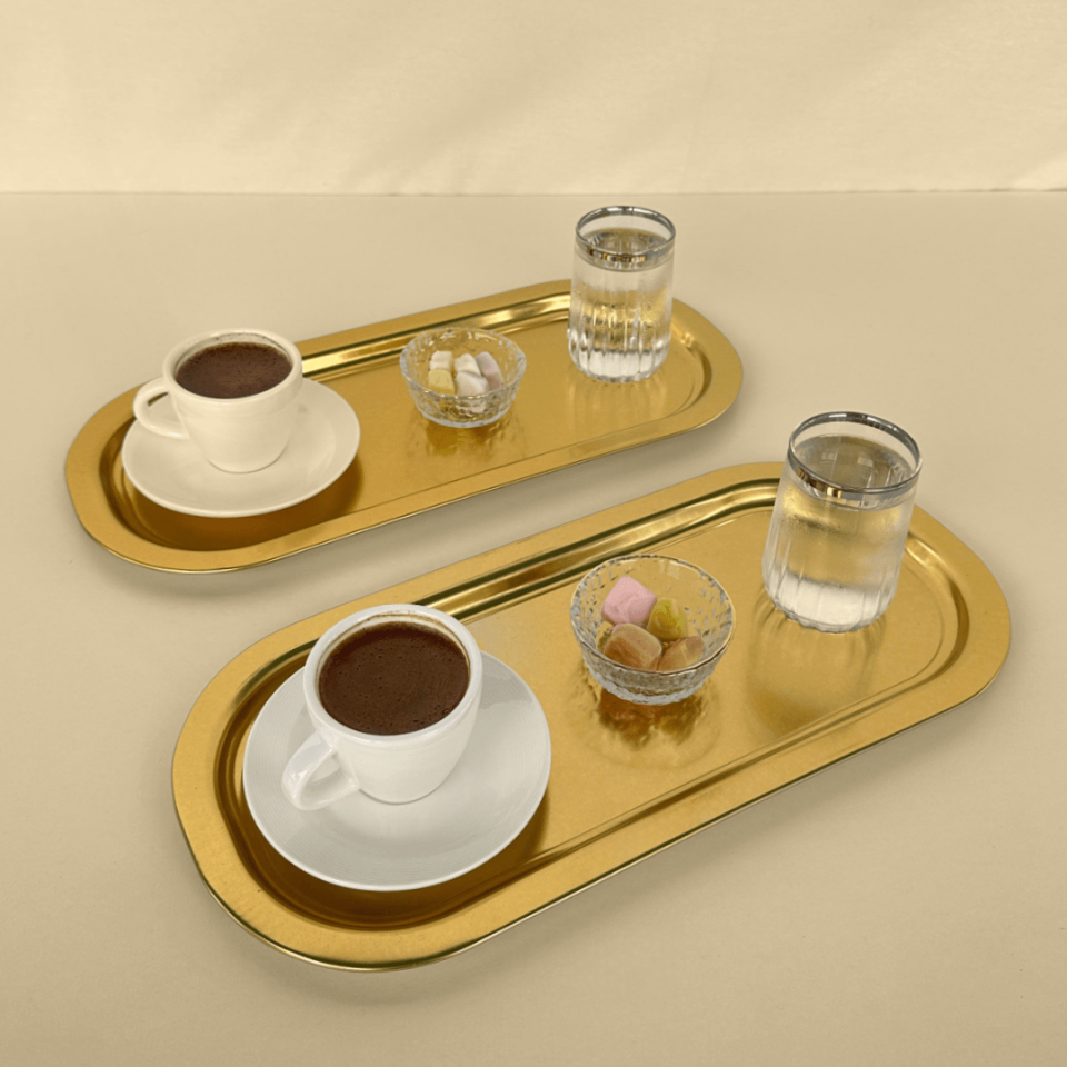 Sarkap Home 2'li Oval Sunumluk Tepsi