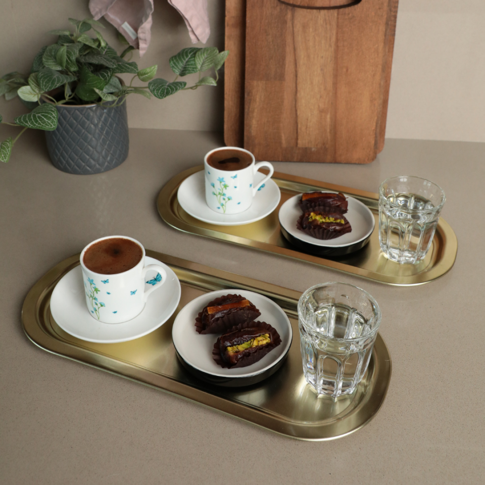 Sarkap Home 2'li Oval Sunumluk Tepsi