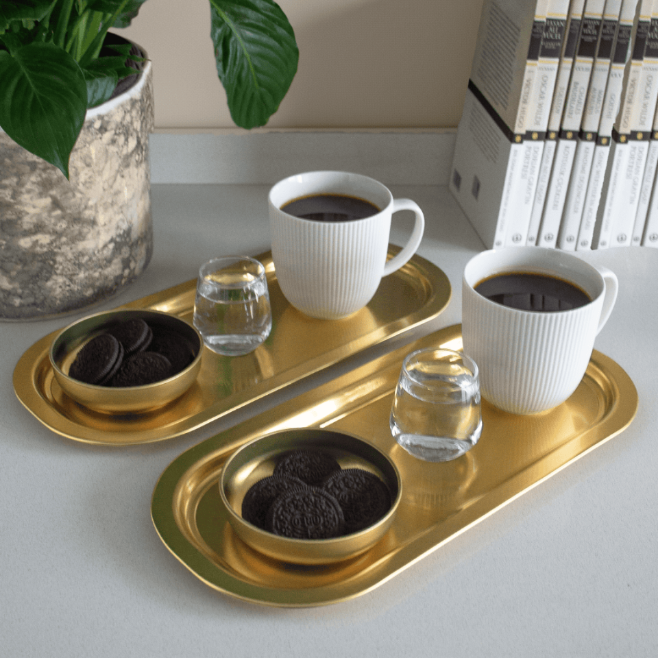 Sarkap Home 2'li Oval Sunumluk Tepsi