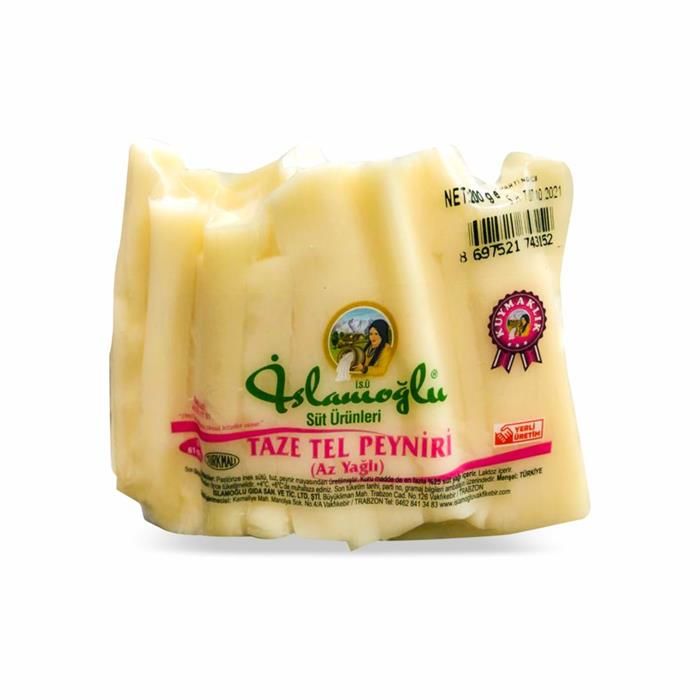 İSLAMOĞLU AZ YAĞLI TAZE TELLİ PEYNİR (VAKUMLU) - 5 * 200 gr