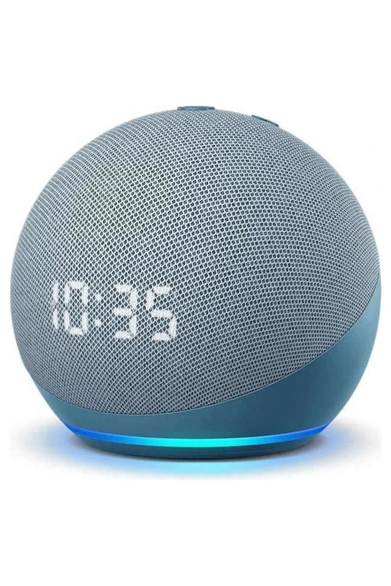 Amazon Alexa Echo Dot MAVİ (5. Nesil 2022) SAATLİ Akıllı Asistan Hoparlör