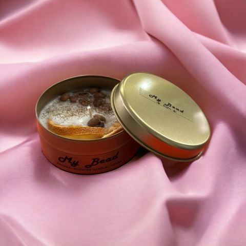 Ahşap (Çam) BEYAZ Renk 6 Katlı Bitki Standı, Kilitlenebilir Tekerlekler + Mini Bahçe Set + My Bead SoyaWax Kokulu Vegan Mum 50 cc