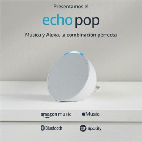 Amazon Alexa Echo POP BEYAZ (1. Nesil 2023) Akıllı Asistan Hoparlör