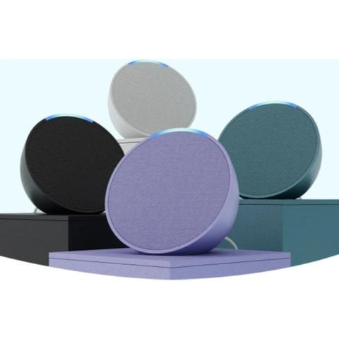 Amazon Alexa Echo POP BEYAZ (1. Nesil 2023) Akıllı Asistan Hoparlör