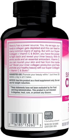 Neocell Super Collagen Vitamin C & Biotin 3 gr 180 Tablet