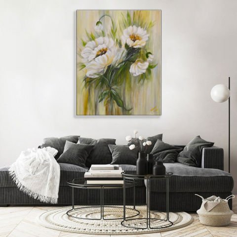 PAPATYA YAĞLI BOYA TABLOSU 50 X 40 cm