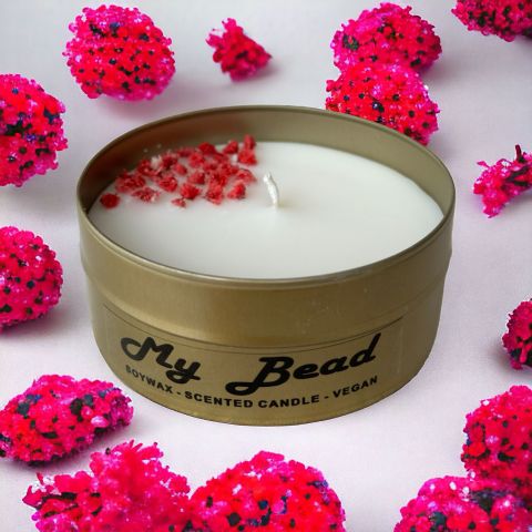 My Bead ÇİLEK Kokulu Vegan Mum 180 cc