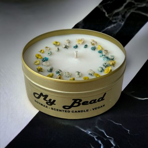 My Bead VANİLYA Kokulu Vegan Mum 180 cc