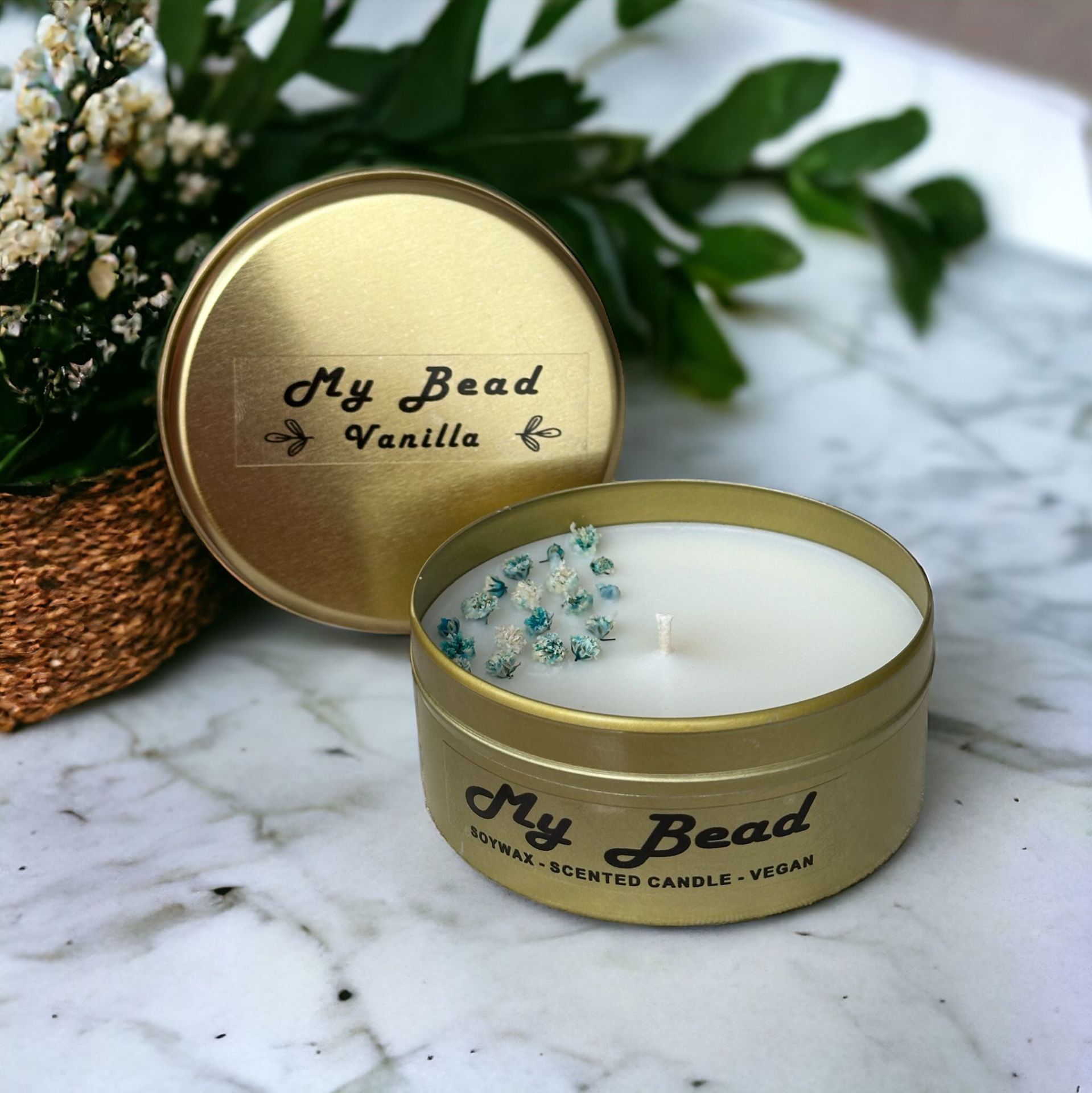 My Bead VANİLYA Kokulu Vegan Mum 180 cc