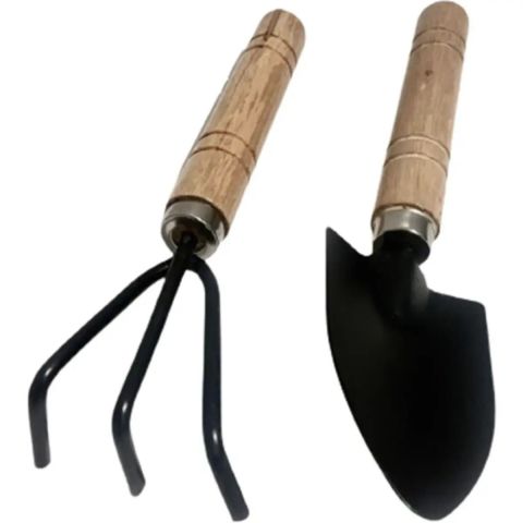 Ahşap (Çam) ALTIN VARAK Renk 4 Katlı Bitki Standı, Kilitlenebilir Tekerlekler + Mini Bahçe Set + My Bead SoyaWax Kokulu Vegan Mum 50 cc