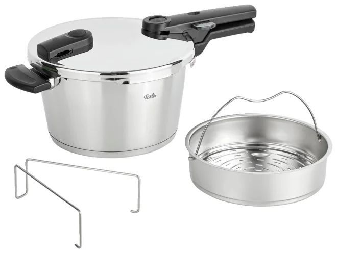Fissler Vitaquick Black Düdüklü Tencere 6 Litre