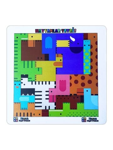 Hamaha Educational Wooden Toy Animals Animals Puzzle Jigsaw Puzzle Tetris