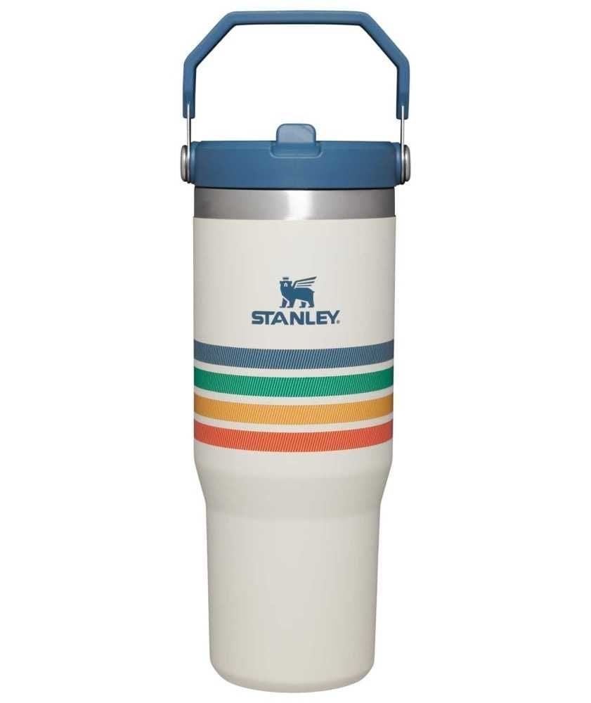 Stanley The IceFlow Flip Straw Thermosbecher mit Strohhalm 0,89 Varsity Blue