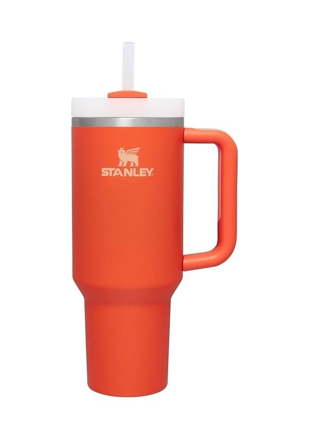 Stanley Quencher Pipetli Paslanmaz Çelik Vakum Yalıtımlı Termos Bardak 1180 ML Turuncu