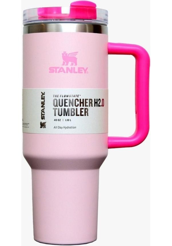 Stanley 40oz Paslanmaz Çelik H2.0 Flowstate Quencher Termos Flamingo Pembe -limited Edition