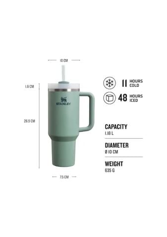Stanley Quencher Thermos Cup with Straw 1.18 Lt Stanley0318 - Green