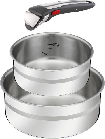 طقم أواني طهي تيفال جيمي أوليفر 16-20 سم