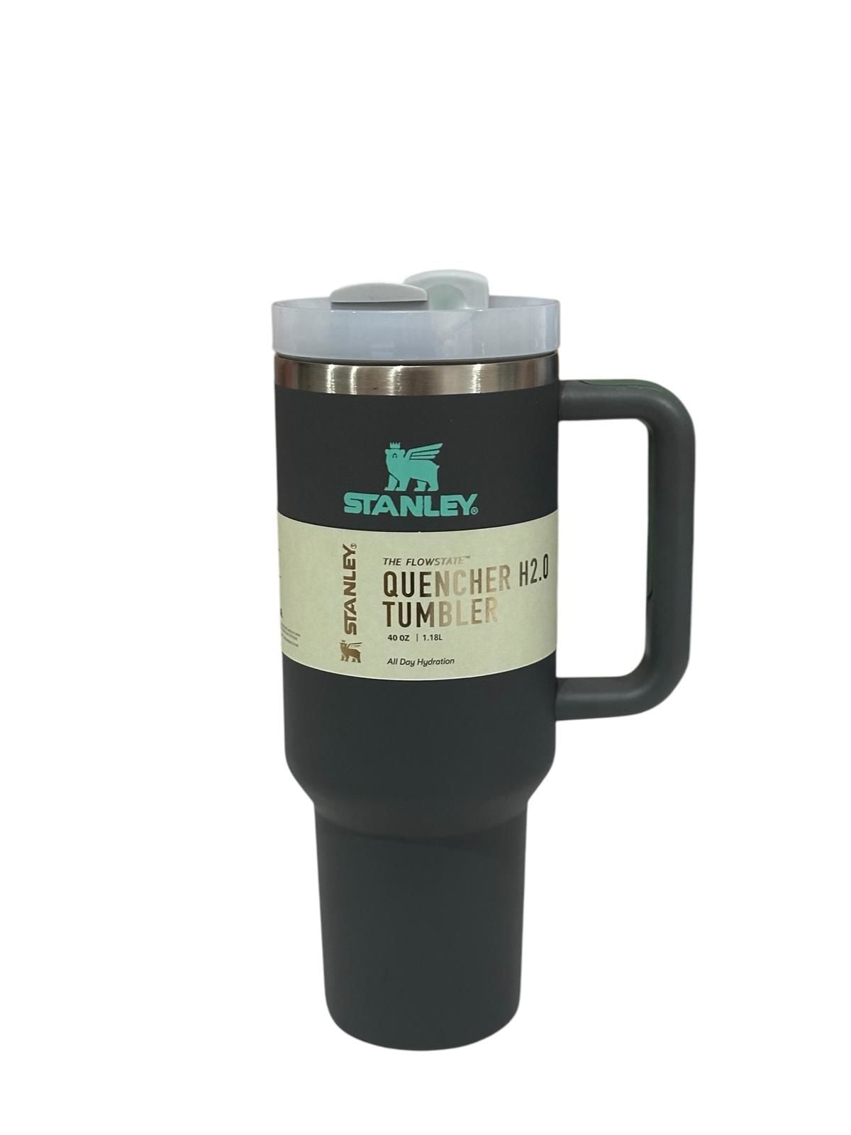 Stanley Quencher H2.0 FlowState Paslanmaz Çelik Vakum Yalıtımlı Bardak 40 oz 1,18 Lt Antrasit