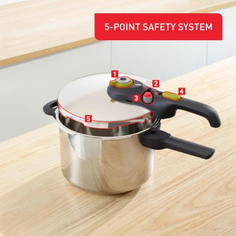Tefal Secure 5 Neo V2 6 L Düdüklü Tencere