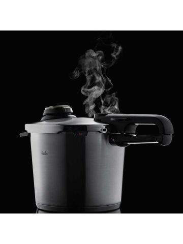 Fissler Vitavit® Premium 6 Litre Düdüklü Tencere Seti + 2 Parça Buharda Pişirme + SKT Tarif Kitabı