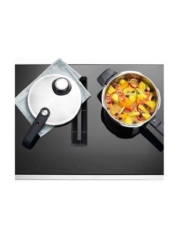 Fissler Vitavit® Premium 6 Litre Düdüklü Tencere Seti + 2 Parça Buharda Pişirme + SKT Tarif Kitabı