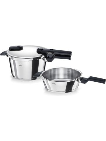 Fissler Vitaquick Glossy Düdüklü Tencere 4,5+2,5 Litre