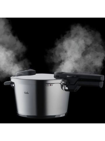 Fissler Vitaquick Glossy Düdüklü Tencere 4,5+2,5 Litre