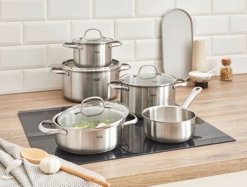 Fissler Toronto 9 Parça Çelik Tencere Seti