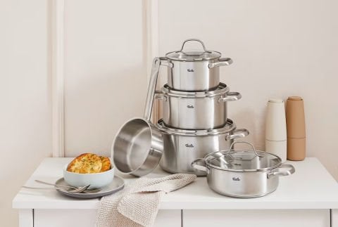 Fissler Toronto 9 Parça Çelik Tencere Seti