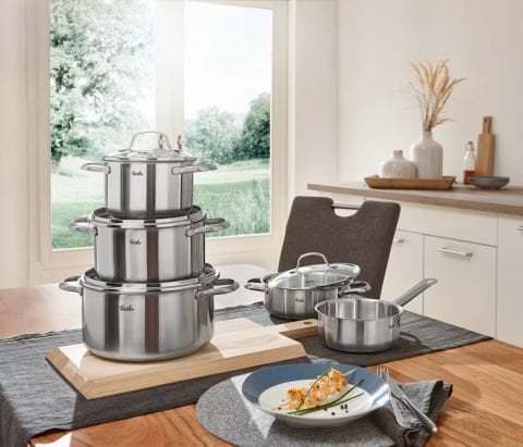 Fissler Toronto 9 Parça Çelik Tencere Seti