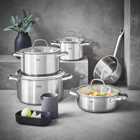 Fissler Toronto 9 Parça Çelik Tencere Seti