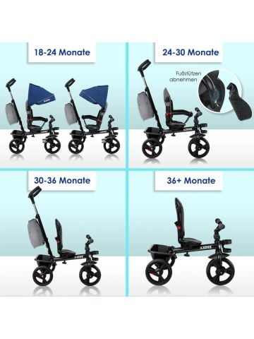 Kidiz 5 In 1 Bisiklet Lacivert (MENŞEİ - GERMANY)
