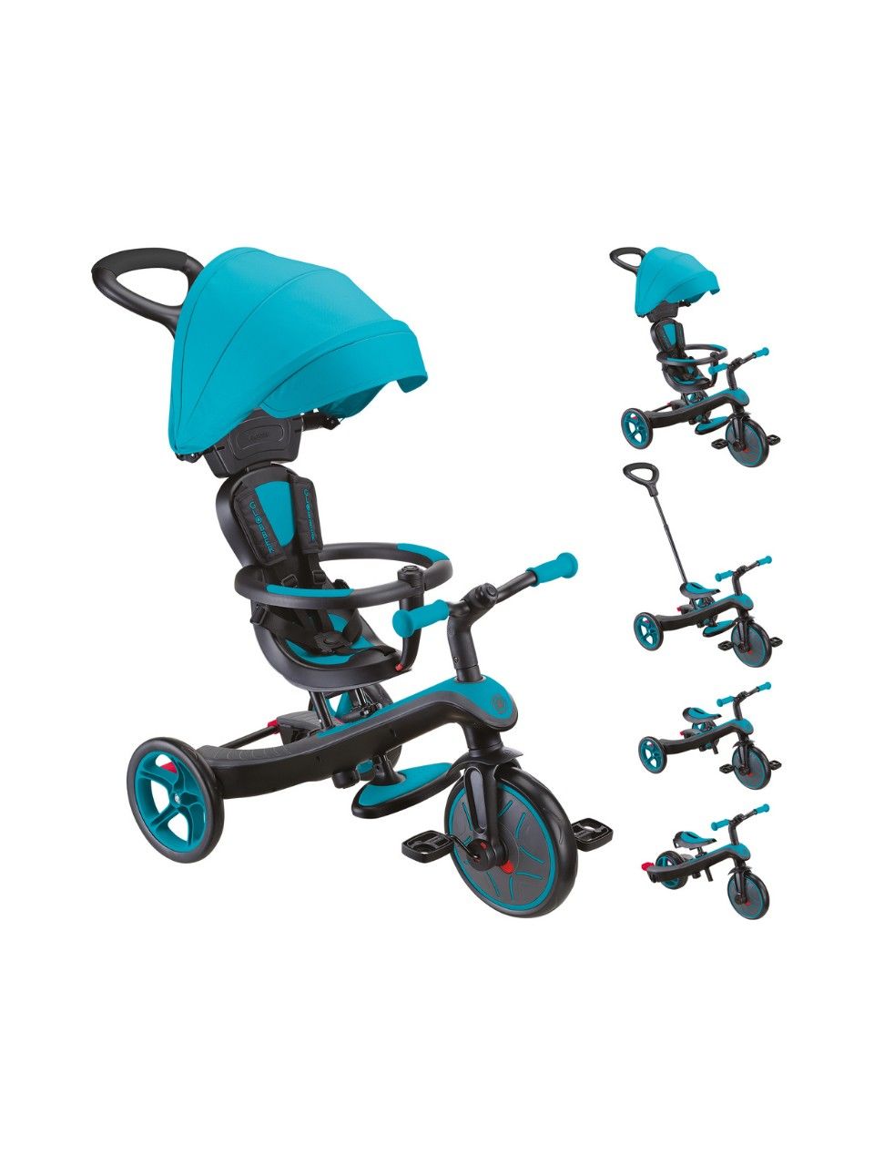 Globber Explorer 4in1 Trike Bisiklet - Mavi