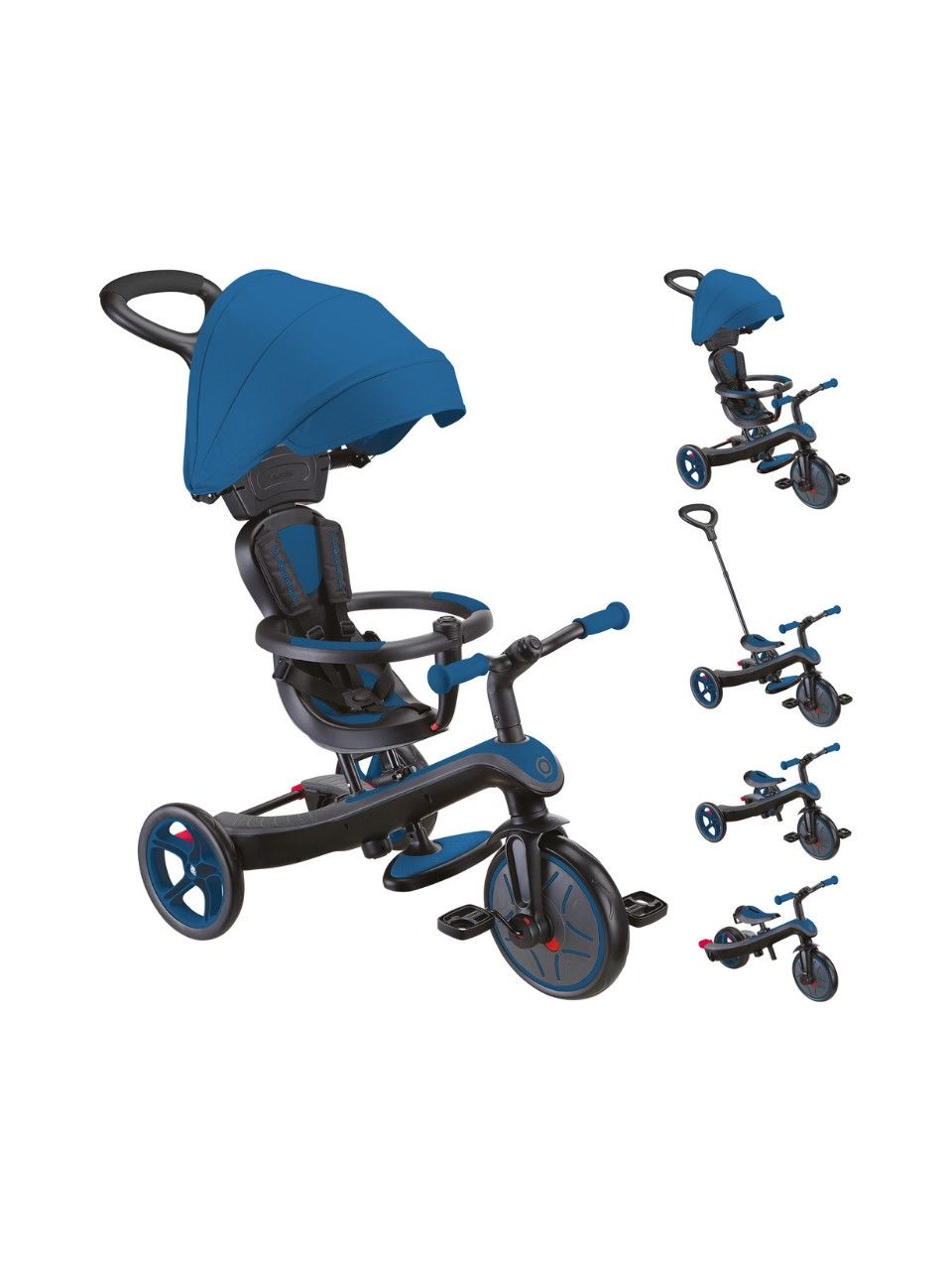 Globber Explorer 4in1 Trike Bisiklet - Lacivert