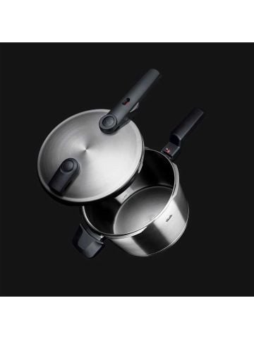 Fissler Vitaquick Premium 6 Litre Düdüklü Tencere + Buharda Pişirme Aparatı
