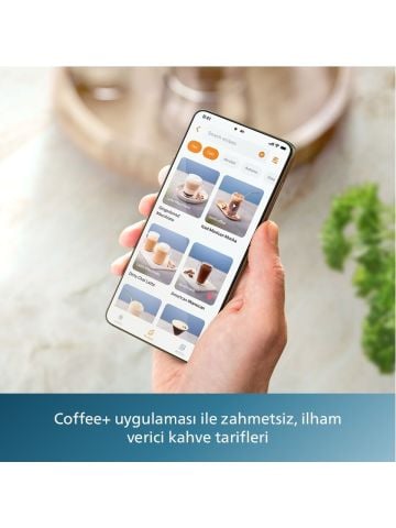 Philips EP3347/90 3300 Serisi LatteGo Tam Otomatik Espresso Makinesi, AquaClean Filtre, 6 İçecek, SilentBrew, Siyah Krom