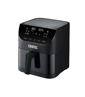 ERATEC Airfryer XXL 5.5L Sıcak hava fritözü 1500W - Siyah