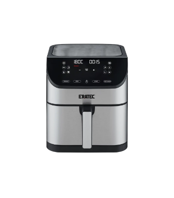 ERATEC Airfryer XXL 5.5L Sıcak hava fritözü 1500W - Gri